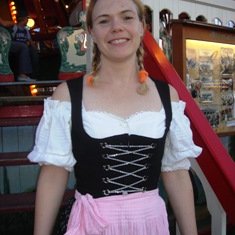 With my perfect Dirndl making me look like a real princess